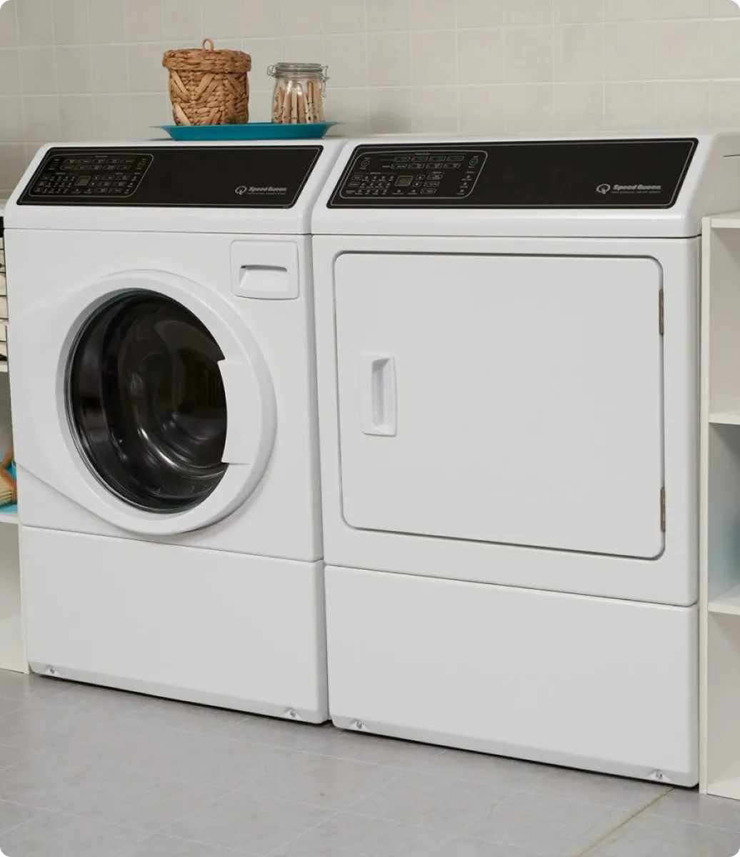 Speed Queen TR series top-load washer with mechanical dial control